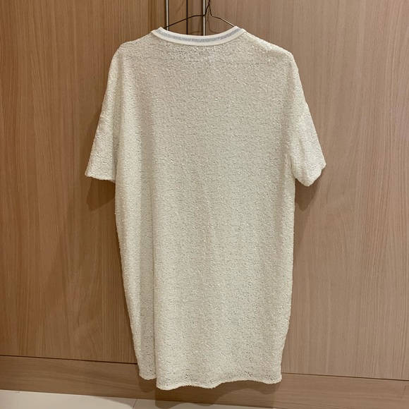 WHITE ZARA SWEATER DRESS - Picture 3 of 3